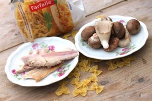 pasta met forel