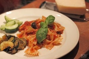 pasta met kipsaus