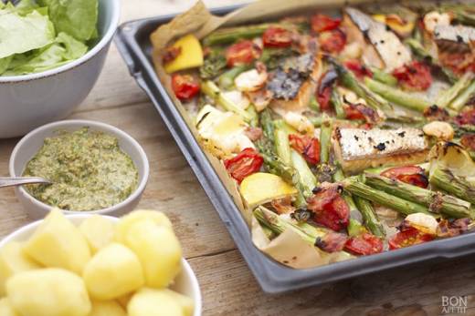 vis uit de oven