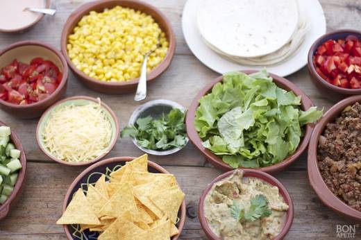 herfst gerecht met Mexicaanse ingrediënten