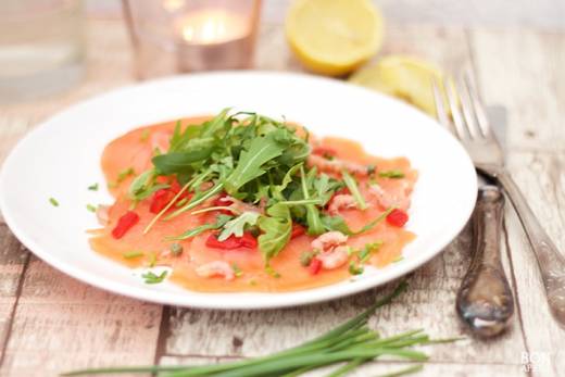 Carpaccio van zalm