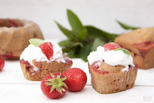 aardbeienmuffins