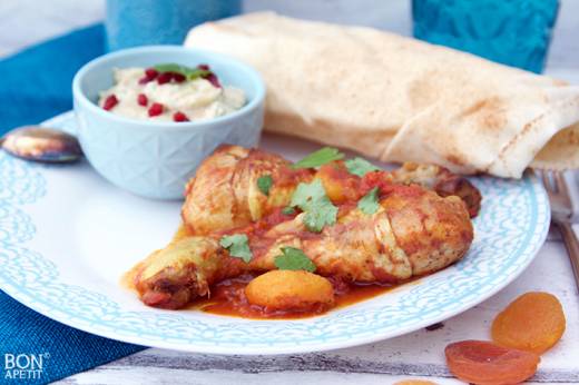 kip met hummus