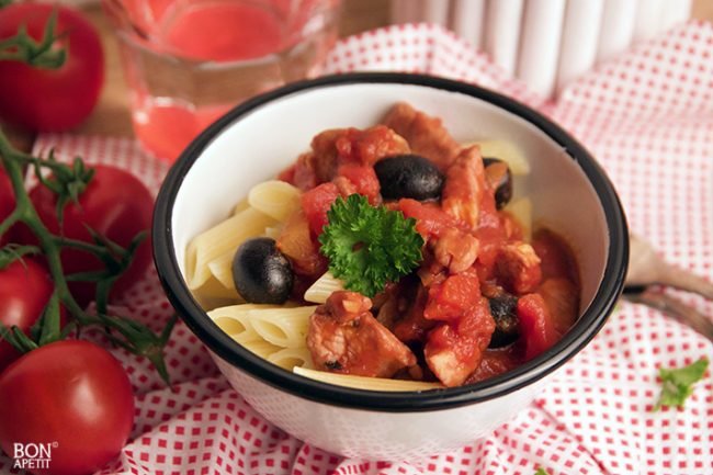 pasta_kip Pasta met Kip
