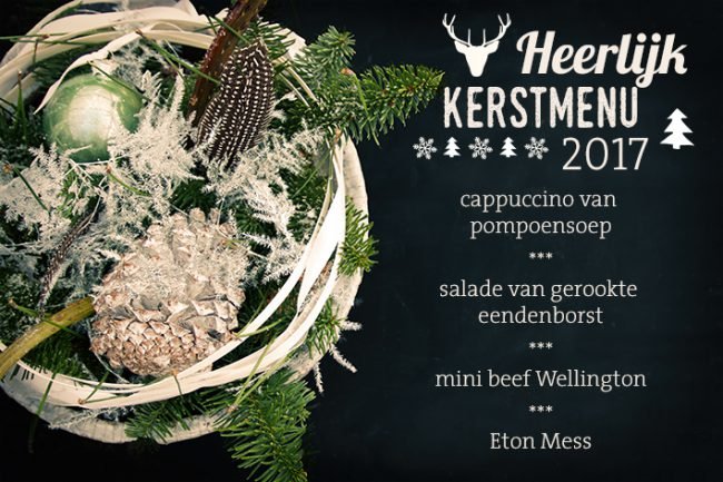 kerstmenu