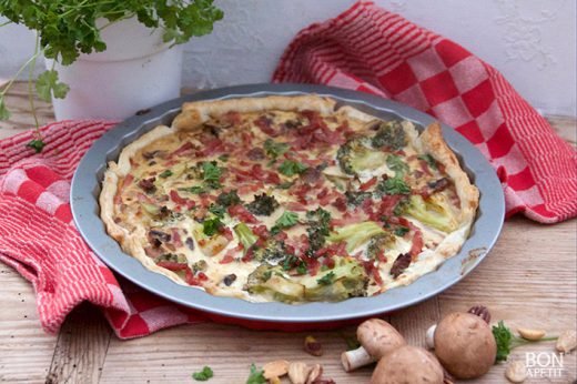 quiche met broccoli