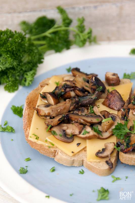 Te gekke toast champignon! Bonapetit