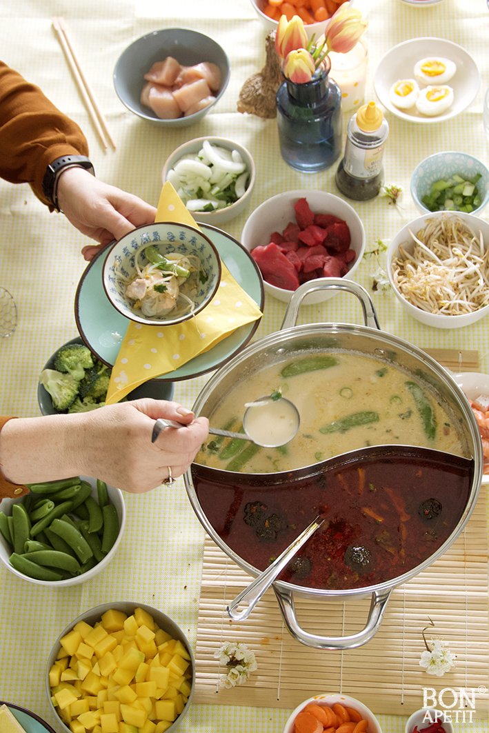 Il maandag Uitgang Samen genieten van Aziatisch Hotpot! - Bonapetit