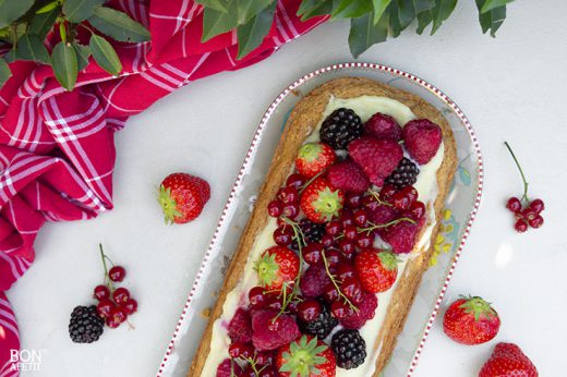 slof met zomerfruit