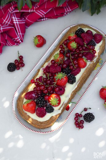 slof met zomerfruit