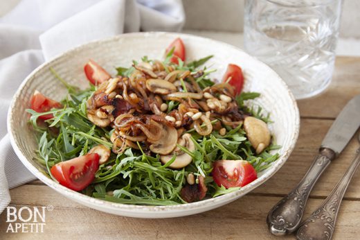maaltijdsalade met spekjes