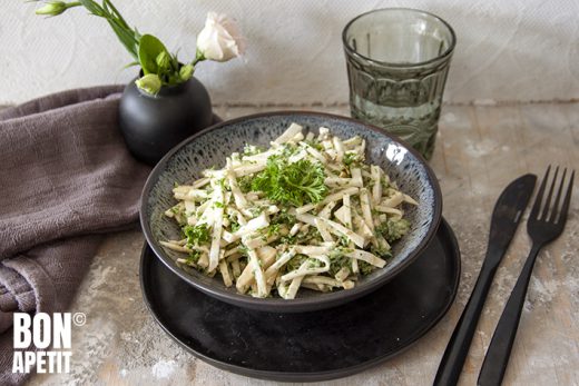 salade van knolselderij