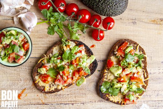 toast met verse salsa