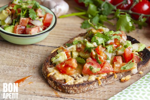 toast met verse salsa