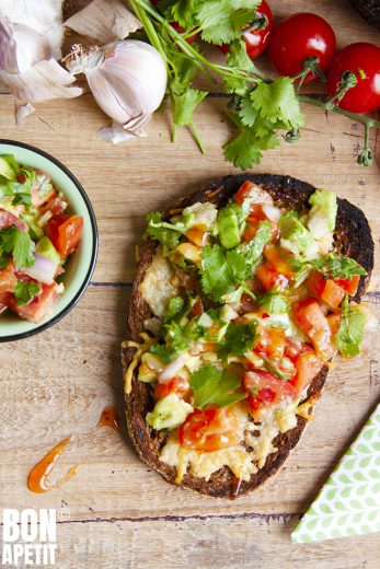 toast met verse salsa