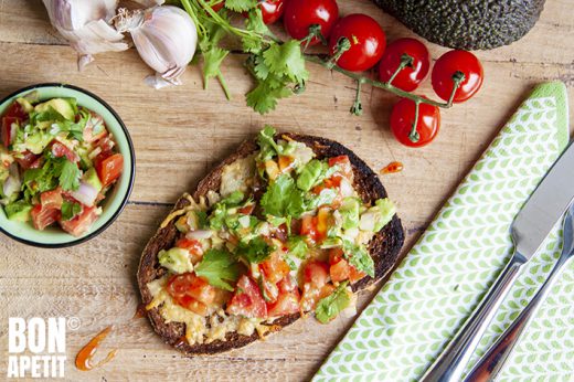 toast met verse salsa