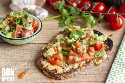 toast met verse salsa