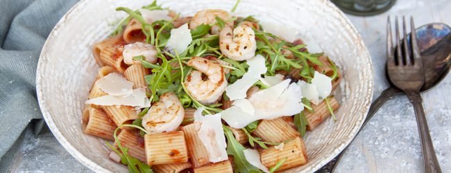 pasta-garnalen-tomaat-BANNER-NW pasta met garnalen