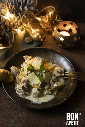 pasta met truffelsaus