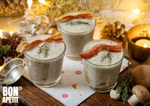 cappuccino van paddestoelen