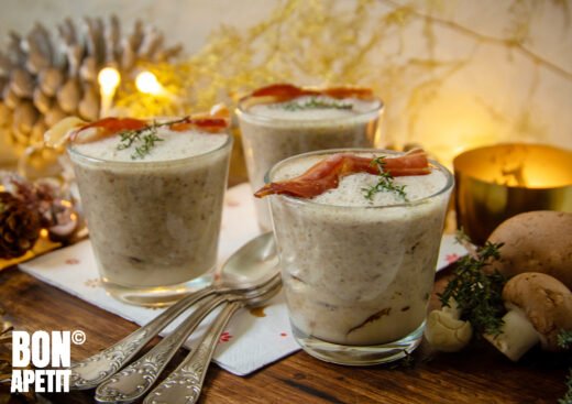 Cappuccino van paddestoelen