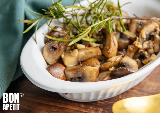 champignons-knoflook-bonapetit5 champignons gebakken in knoflook