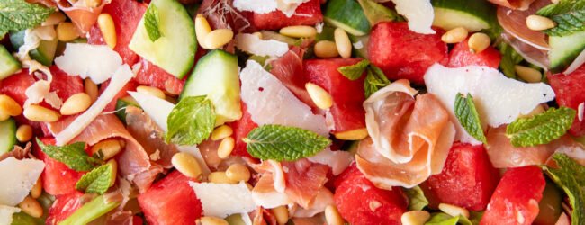 BANNER-watermeloen salade watermeloen salade