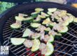 Griekse spiesjes van de BBQ