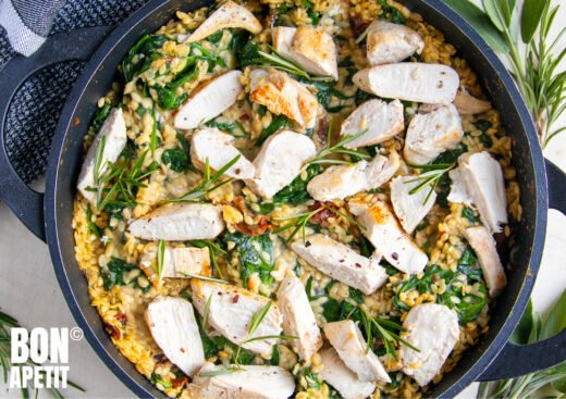 Toscaanse kip met orzo