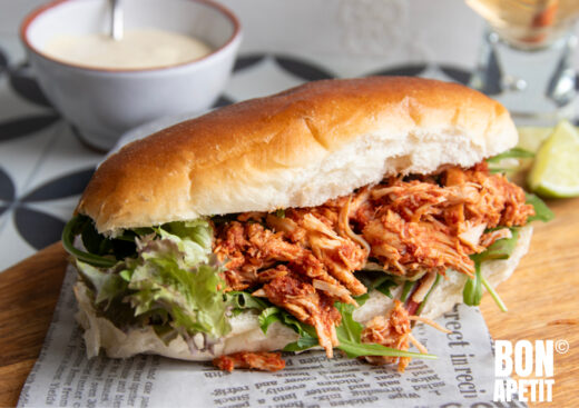 gin tonic pulled chicken