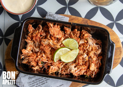 gin tonic pulled chicken