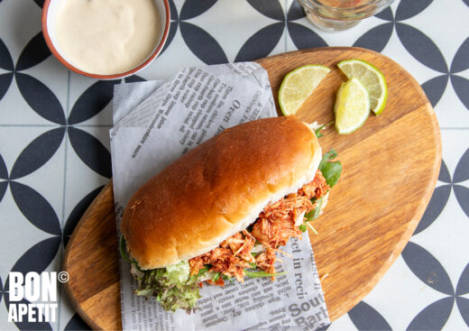gin tonic pulled chicken