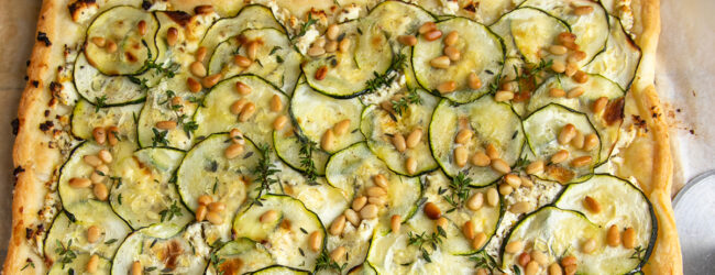 BANNER plaattaart-courgette plaattaart met courgette